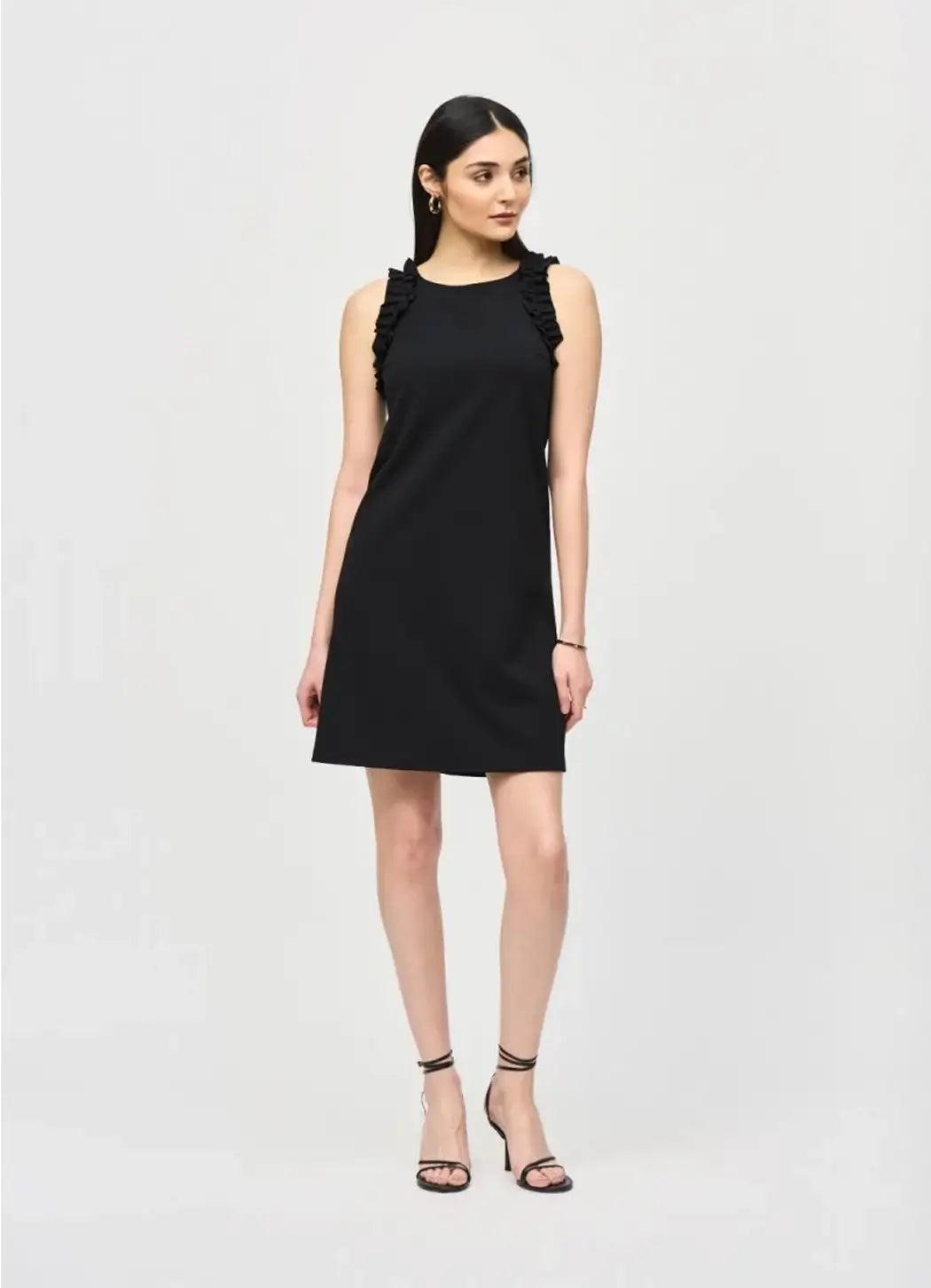 Joseph Ribkoff Sleeveless Ruffle Dress