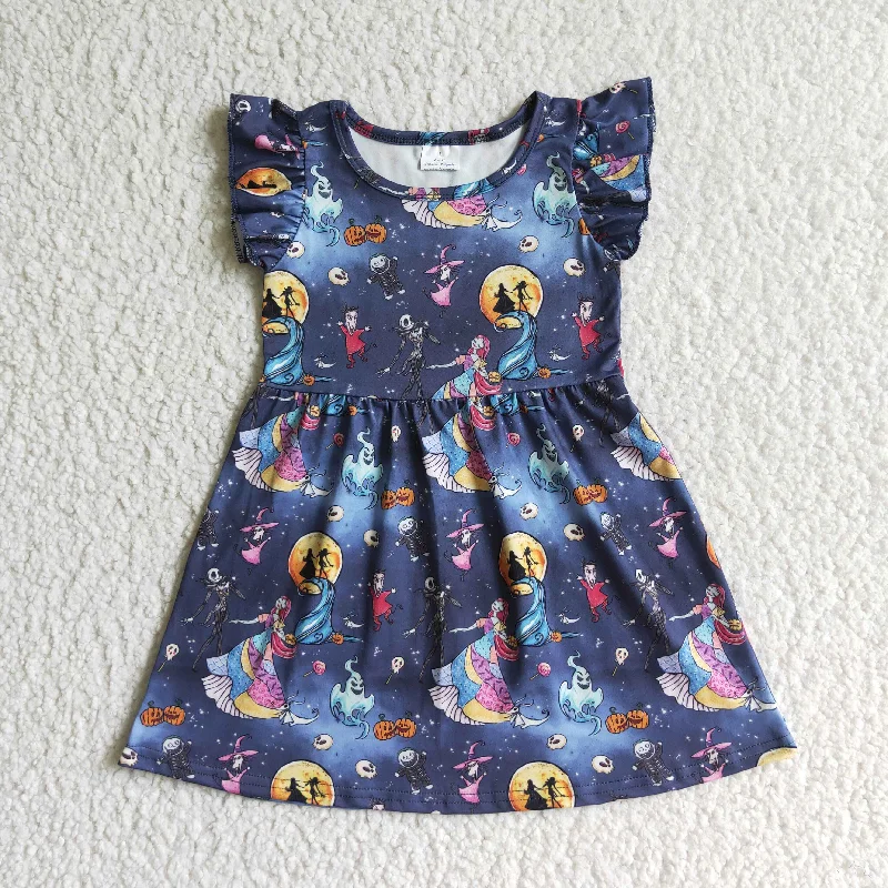 Kids Halloween cartoon Dress GSD0131