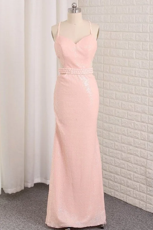 2024 Shiny Sexy Sheath Sequins Spaghetti Straps Prom Dresses With Beads Floor PNR8S1N7 2024 Shiny Sexy Sheath Sequins Spaghetti Straps Prom Dresses With Beads Floor PNR8S1N7