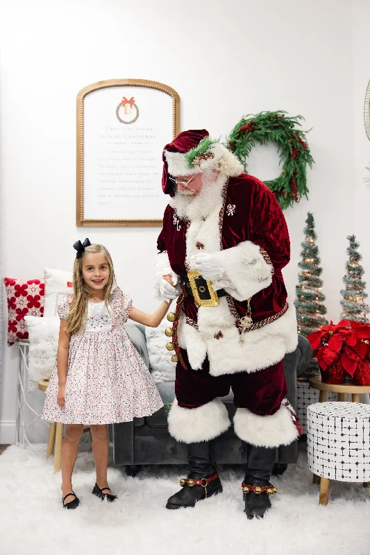 Silver Holly Berries Netti Dress