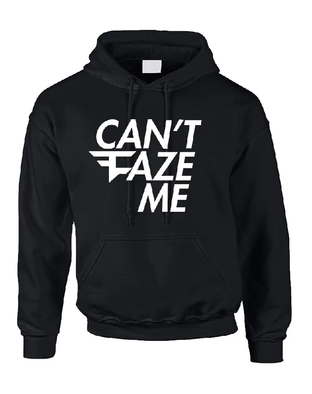 Adult Hoodie Can't Faze Me Funny Top Cool Trendy Hooded Hoodie with Metallic Shiny Futuristic Adult Hoodie Can't Faze Me Funny Top Cool Trendy Hooded Hoodie with Metallic Shiny Futuristic