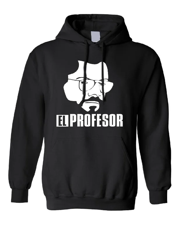 Adult Hoodie El Profesor Sweatshirt Cool Stuff Popular Trendy Top Hoodie with Puffed Sleeves Voluminous Trendy