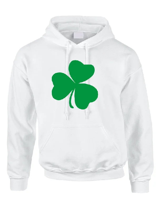 Adult Hoodie Green Shamrock Graphic St Patrick's Day Top Hoodie with Hem Contrast Bold Stylish Adult Hoodie Green Shamrock Graphic St Patrick's Day Top Hoodie with Hem Contrast Bold Stylish