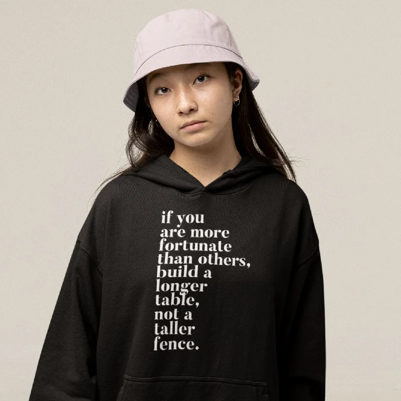 Build | Unisex Hoodie Hoodie with Toggle Buttons Decorative Unique