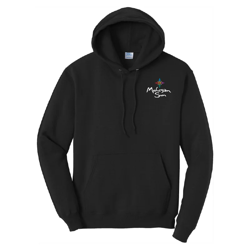 Core Fleece Pullover Hooded Sweatshirt Hoodie with Typography Text Message