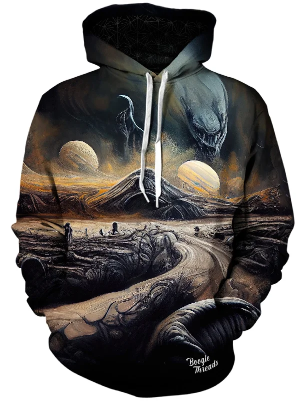 Crowded Sympathy Unisex Hoodie Hoodie with Button Placket Classic Preppy