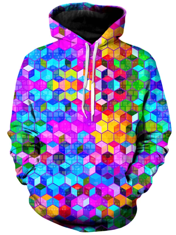 Cubism Unisex Hoodie Hoodie with Emblem Brand Identity