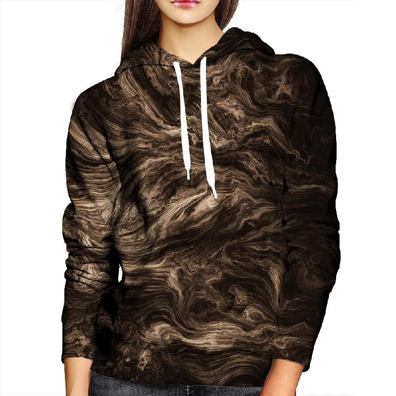 Dark Clouds Womens Hoodie Hoodie with Neon Bright Vibrant