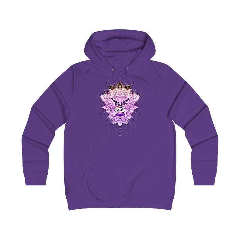 Girlie College Hoodie Hoodie with Batwing Sleeves Loose Dramatic