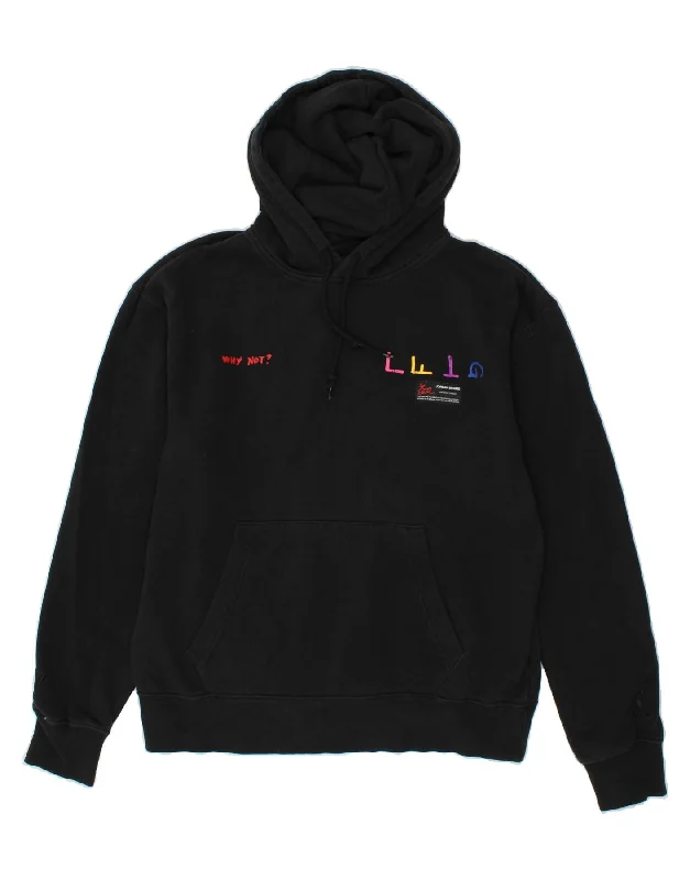 JORDAN Mens Graphic Hoodie Jumper Medium Black Cotton Hoodie with Oversized Fit Loose Comfortable JORDAN Mens Graphic Hoodie Jumper Medium Black Cotton Hoodie with Oversized Fit Loose Comfortable