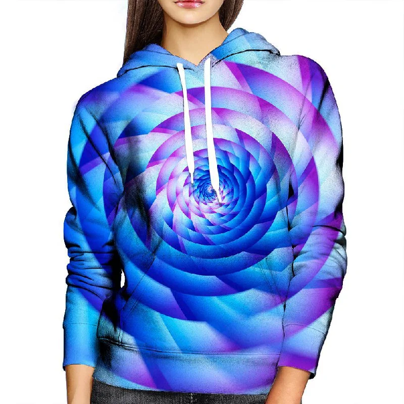Never Stop Spinning Womens Hoodie Hoodie with Relaxed Fit Easy Casual