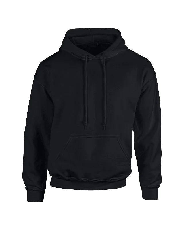 Black Unisex Really Big Pullover Hoodies Hoodie with Slim Fit Tailored Modern