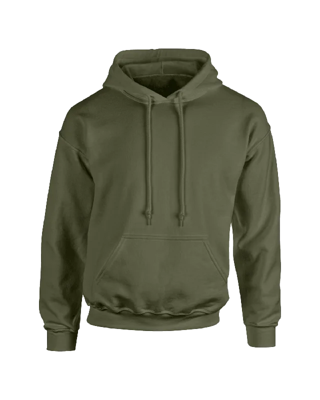 Military Green Unisex Really Big Pullover Hoodies Hoodie with Puffed Sleeves Voluminous Trendy