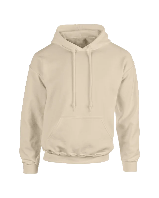Sand Unisex Really Big Pullover Hoodies Hoodie with Button Classic Timeless