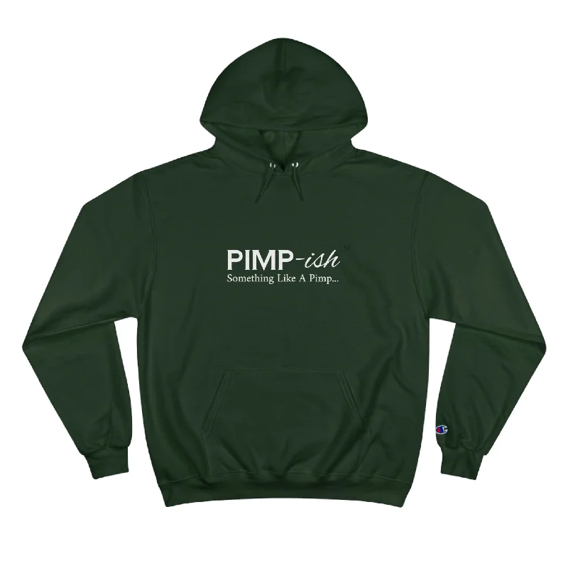 "Pimp-ish" Something Like a Pimp Hoodie Hoodie with Hem Raw Edge Edgy Unfinished