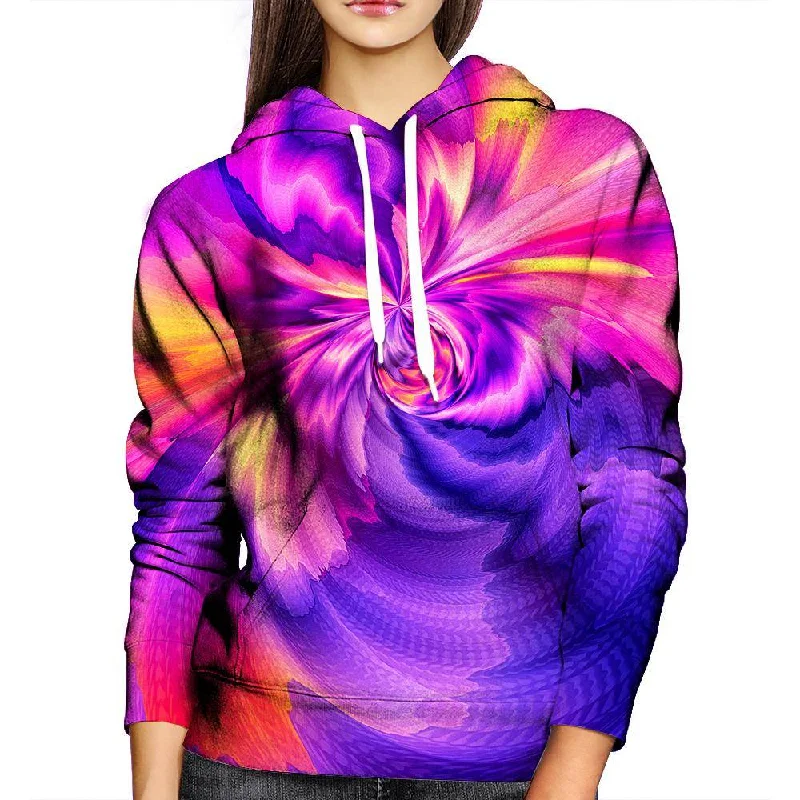 Purple Zoom Womens Hoodie Hoodie with Relaxed Fit Easy Casual