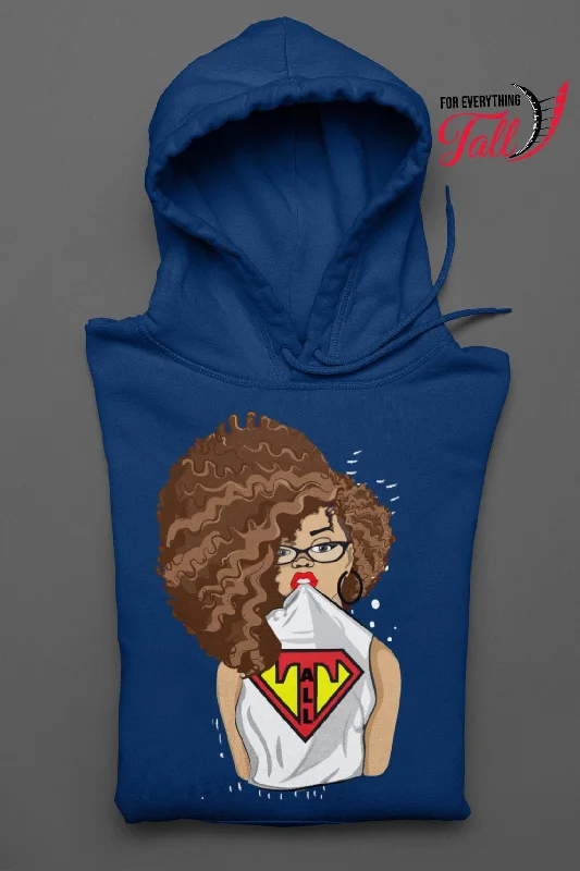 Super Tall Women Hoodie Hoodie with Raglan Sleeves Sporty Comfortable