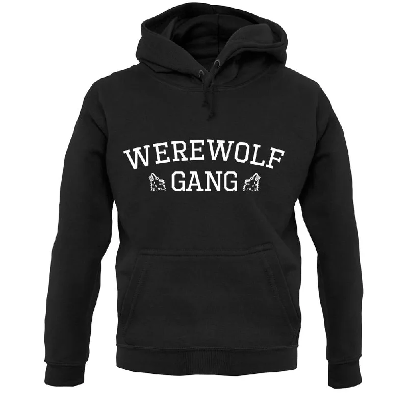 Werewolf Gang Unisex Hoodie Hoodie with Hem Detail Decorative Unique