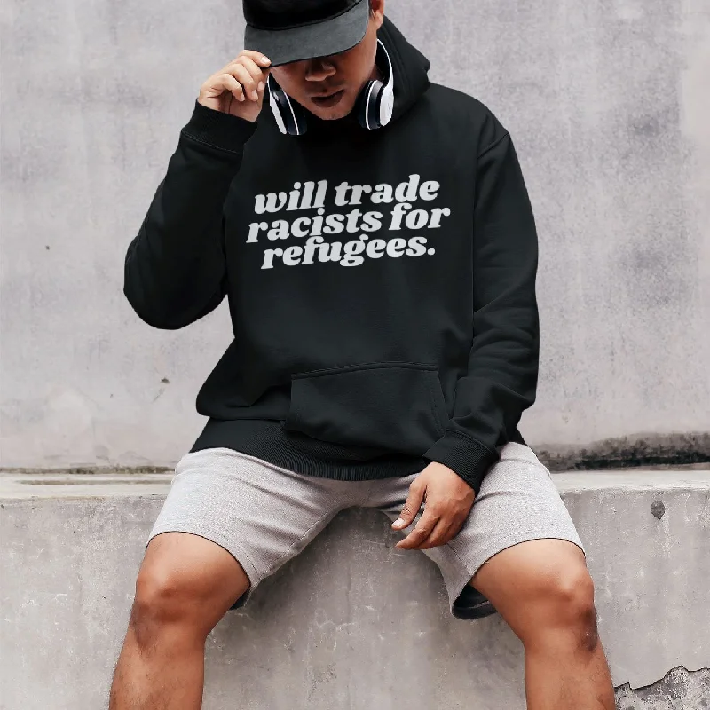 Will Trade | Unisex Hoodie Hoodie with Turtle Neck Cozy Winter