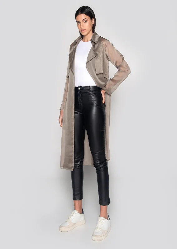 Arizona Trench Trendy Puffer Trench Coat