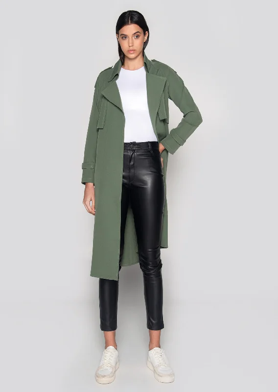 Hunter Trench Elegant Long Trench Jacket