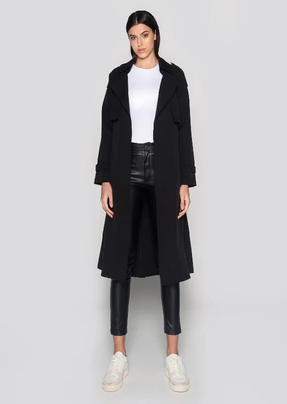 Lala Trench Modern Long Sleeve Trench