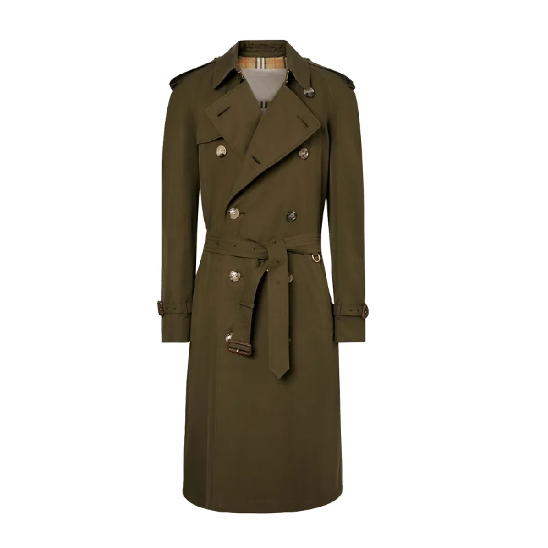 Women's Military Green Heritage Trench Coat Warm Waterproof Trench Coat