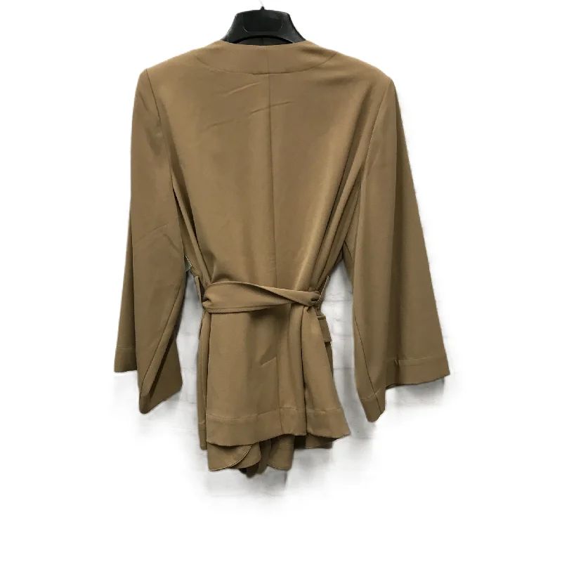 Blazer By Lane Bryant In Tan, Size: 1x