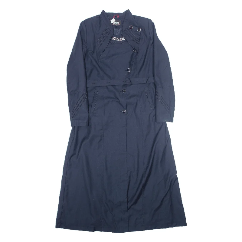 AMINO Womens Trench Coat Blue M Classic Beige Trench Coat