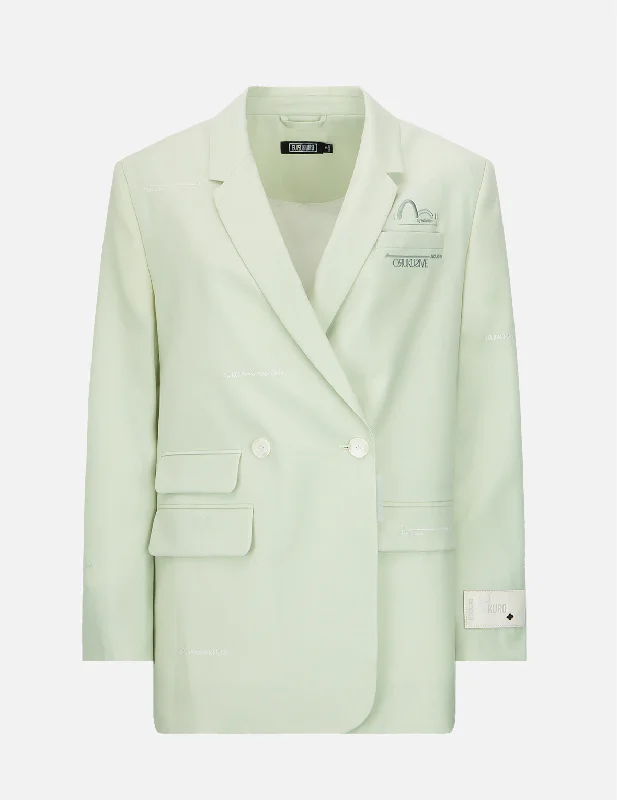 Seagull Embroidery Blazer Milan Custom Blazer