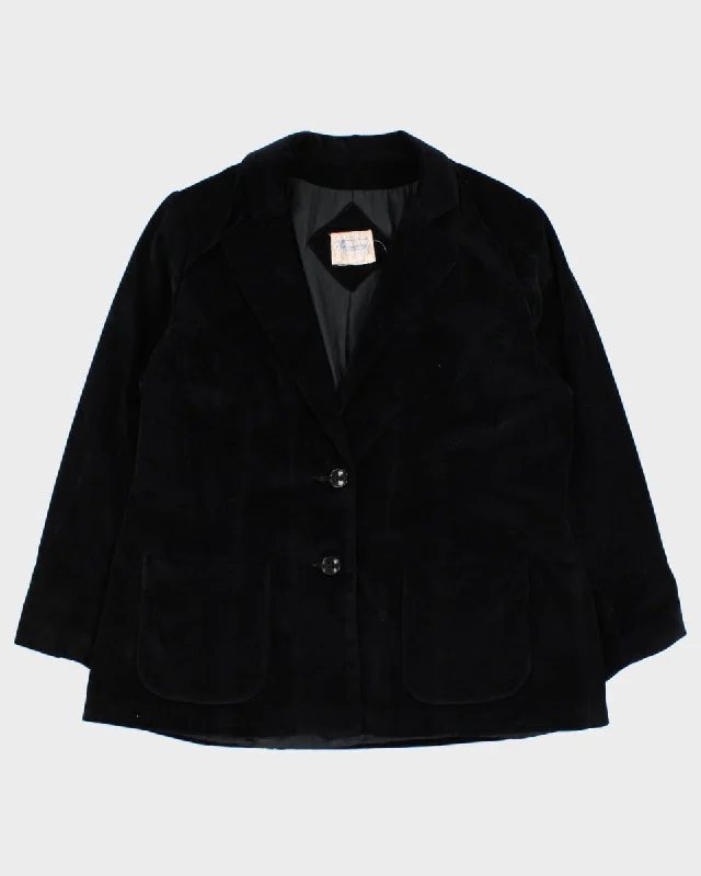 Vintage Perspective Velvet Blazer - L High-End Women's Suit