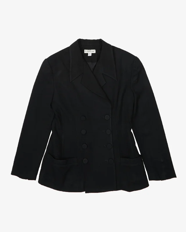 Vintage Style Bebe Fitted Wool Blazer - XS Winter Women's Blazer