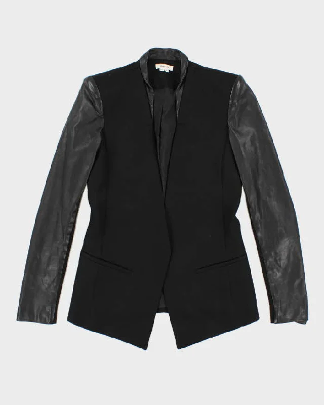 Women's Black Helmut Lang Fitted Blazer - XS Spring Women's Coat