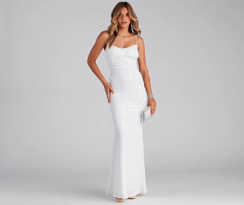 Arely Formal Sequin Scoop Neck Long Dress Tunics Review highly