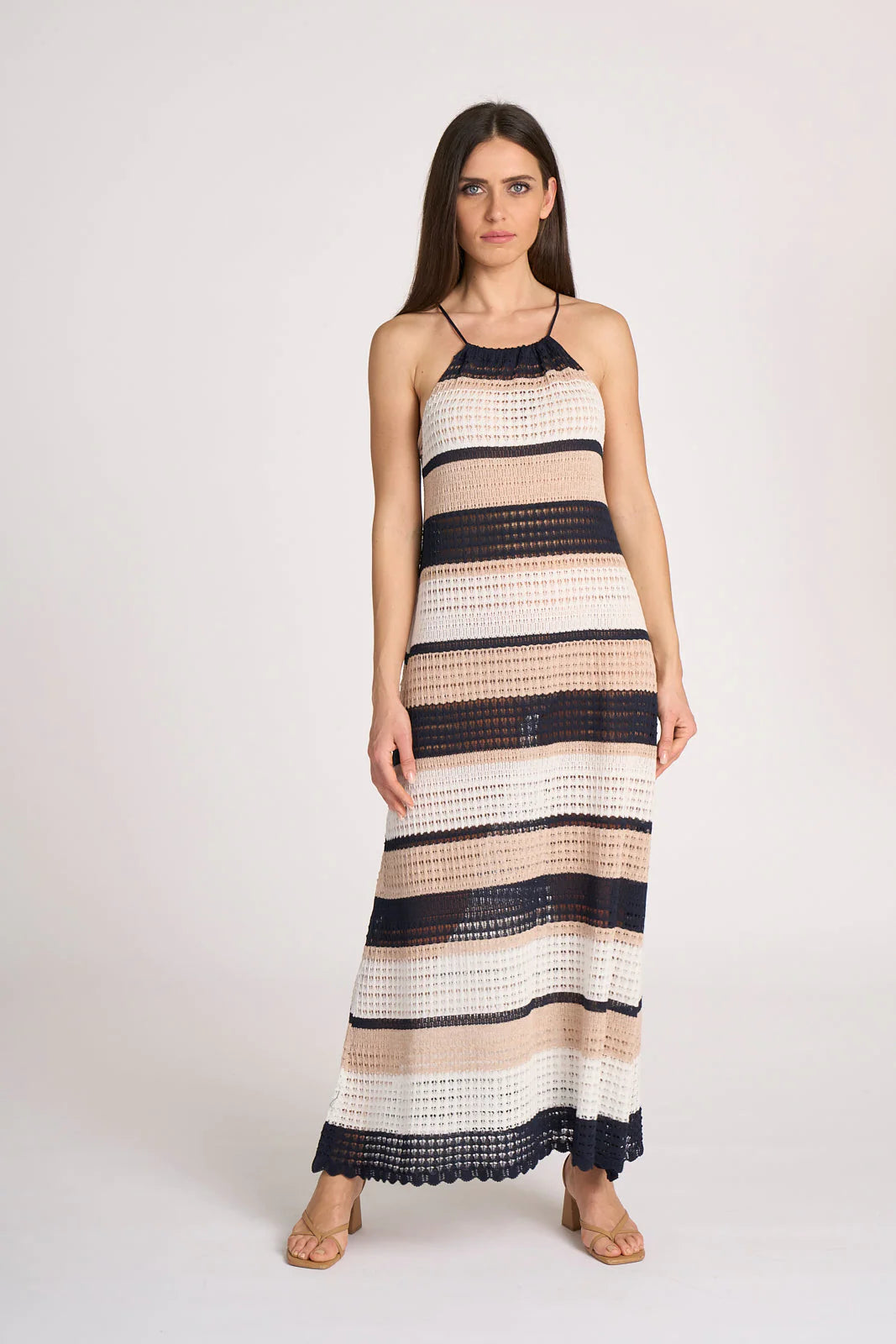 Theo Long Dress with Fringes Tunics Stylish elegant