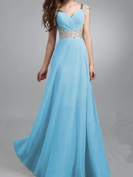 V Neck Sleeveless Evening Party Maxi Long Dress Tunics Business professional