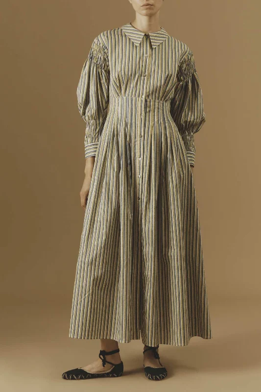Zoe Long Dress | Caviar Stripes Tunics Floral girly