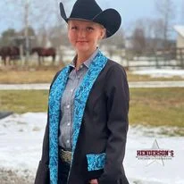 Tory Western Tooled Leather Woven Blazer Women's Classic Blazer