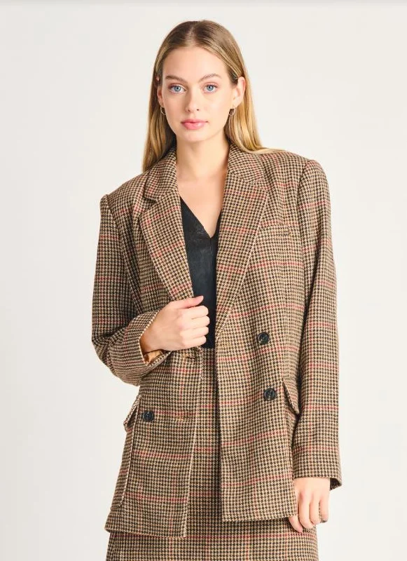 Black Tape Double Breasted Blazer Women's Banquet Suit