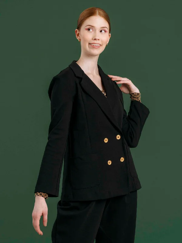 Sadie Blazer Black Women's Trendy Blazer