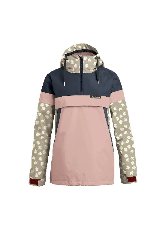 Air Blaster Lady Trenchover Tan Daisy Classic Double-Breasted Trench Coat