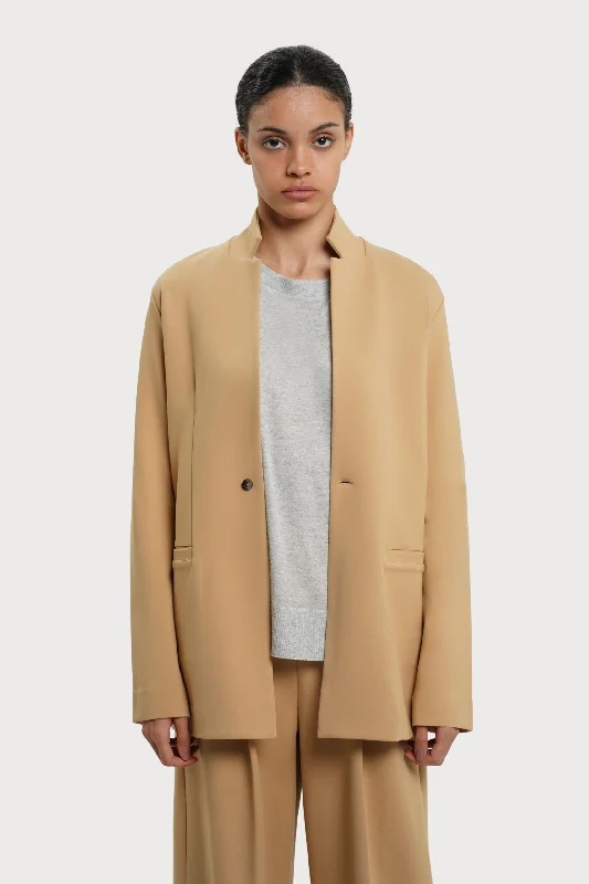 Atin Blazer Camel Brown Women's Fashion Blazer