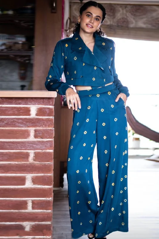 Bluebell Convertible Trench Co-ord Set as seen on Taapsee Pannu Warm Double-Breasted Trench