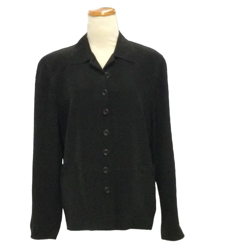 DUE PER DUE BLACK BLAZER - 14 Women's Elegant Suit