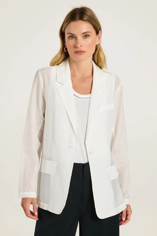 Feather Blazer Women's Fashion Blazer