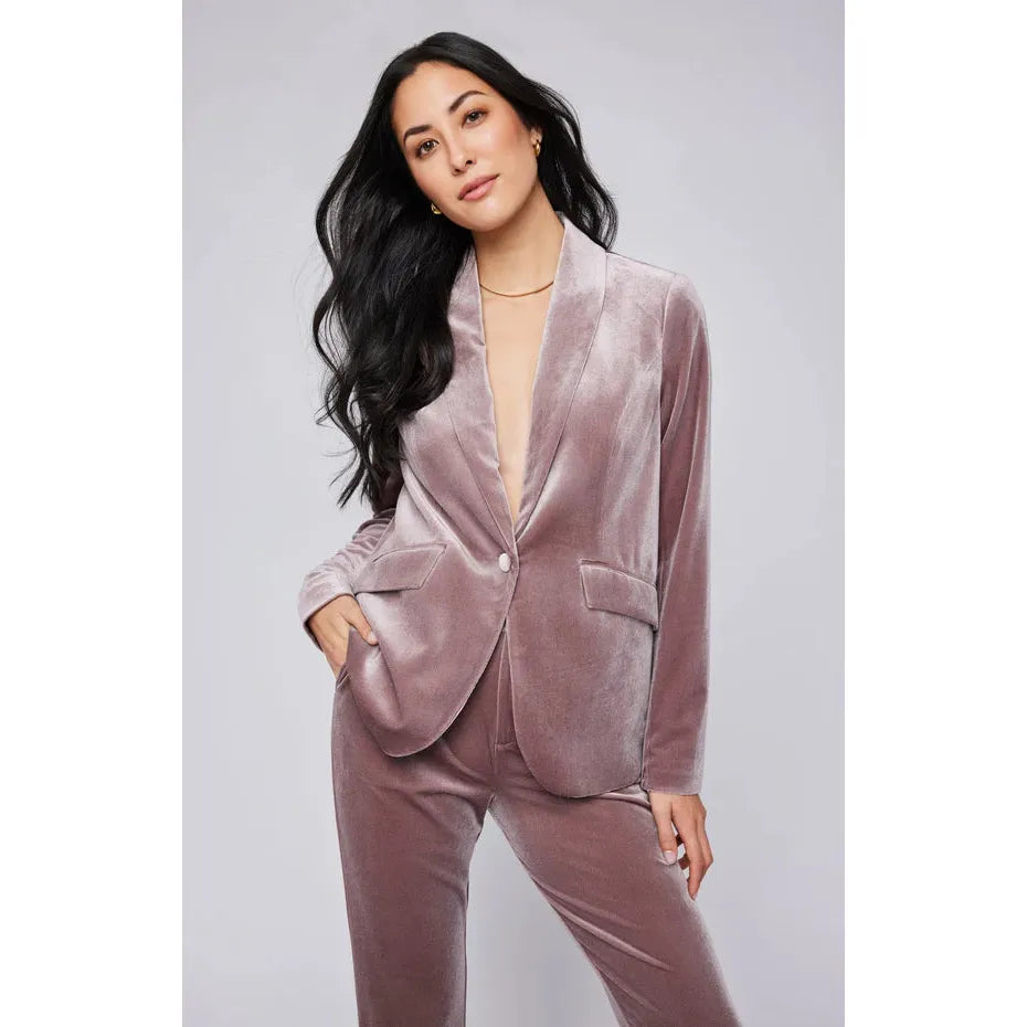 Gentle Fawn Caroline Velvet Blazer Women's Custom Jacket