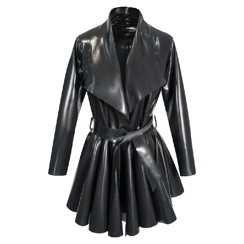 Malibu Trench Elegant Button-Up Trench Coat
