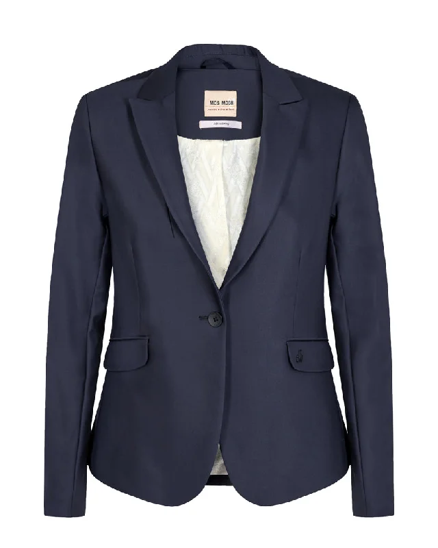 Mos Mosh Blake Night Blazer Navy Women's Handmade Blazer