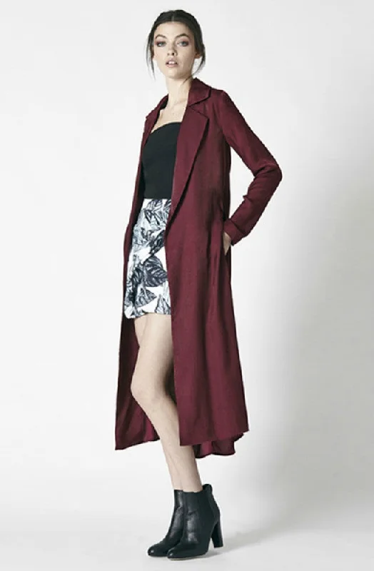 Nations Trench Classic Single-Breasted Trench
