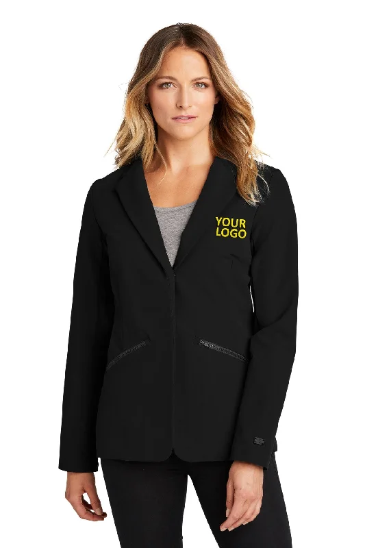 OGIO Ladies Fusion Branded Blazer, Blacktop Women's Brand Blazer